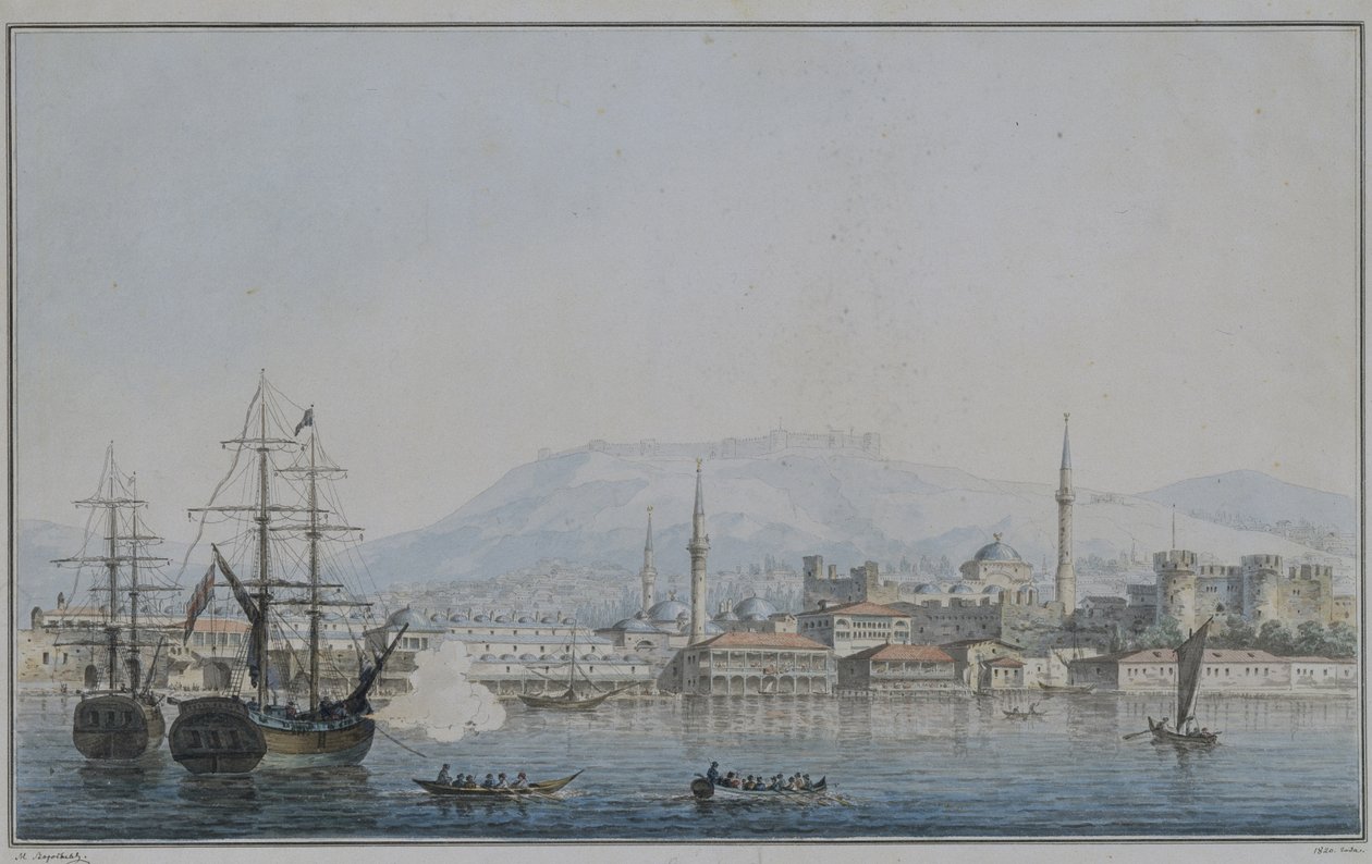 Smyrna, 1820 av Maxim Nikiphorovich Vorobyev