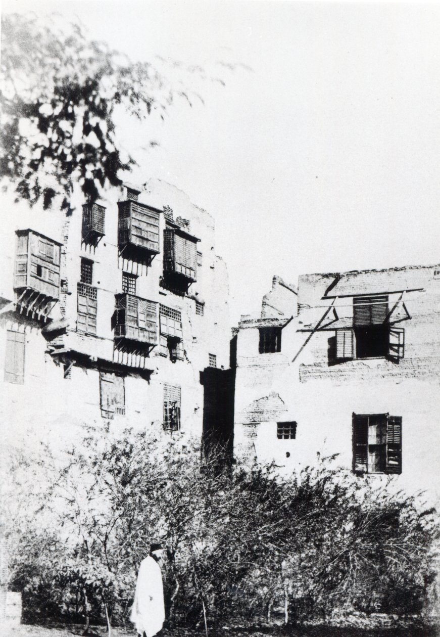 Gustave Flaubert (1821-80) i Kairo, 9. januar 1850 av Maxime Du Camp