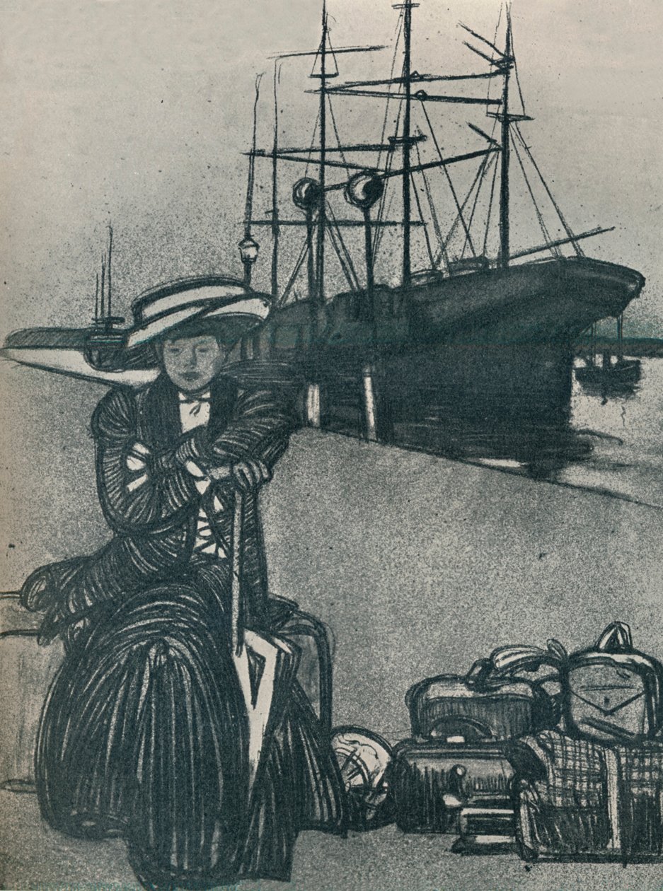 The Traveler, c1920, 1923 av Maxime Pierre Jules Dethomas
