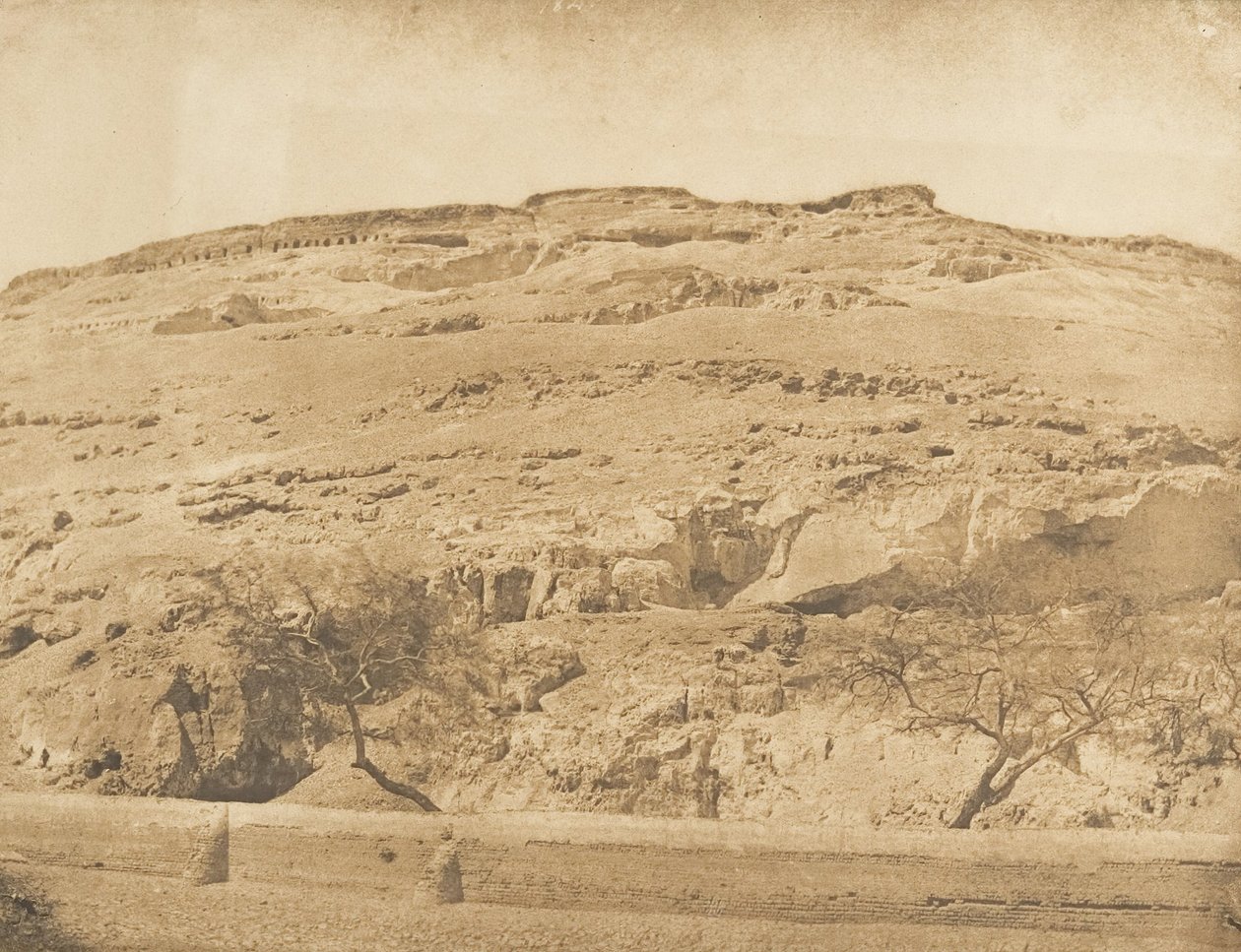Ancient Necropolis of Lycopolis, ved Syout, 1849-50. av Maxime Du Camp