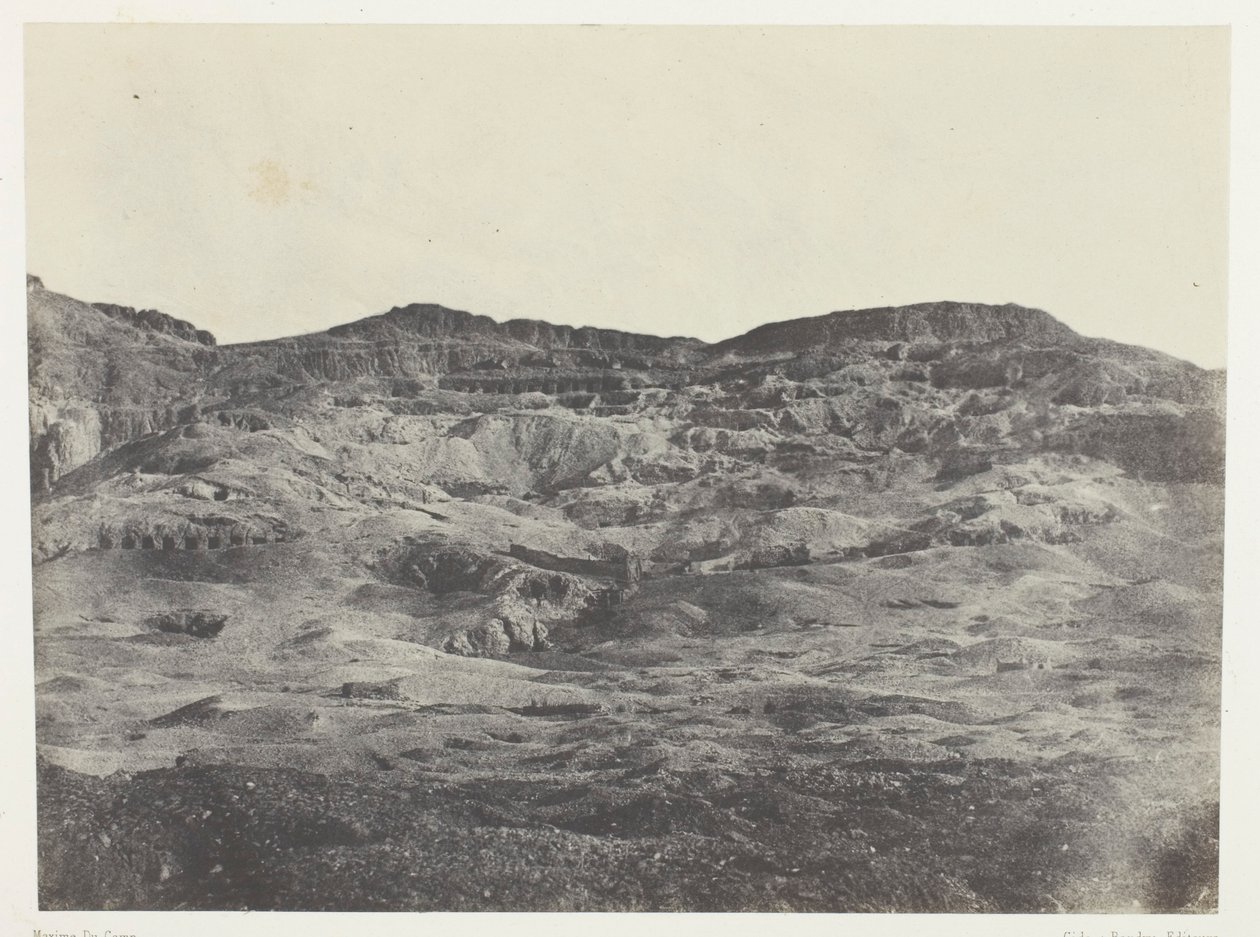 Gournah, Nekropolis i Theben; Theben av Maxime Du Camp