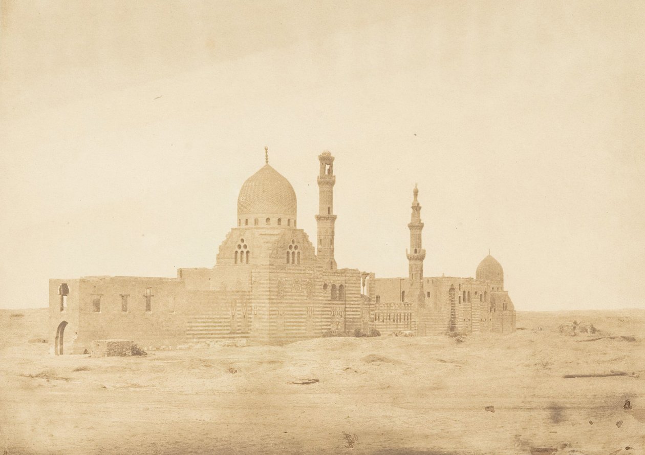 Ayoubittenes moske og grav, i Kairo, desember 1849-januar 1850. av Maxime Du Camp