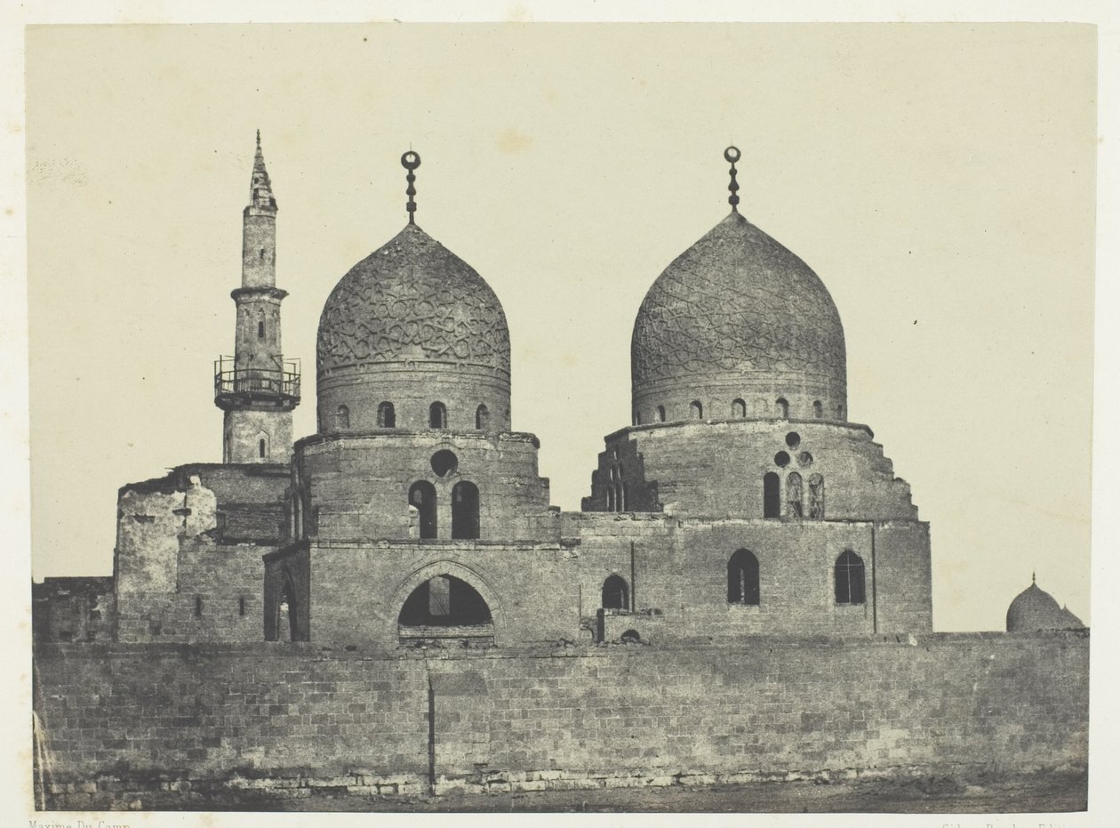 Moskeen og graven til Sultan Kansou-el-Gouri, Kairo av Maxime Du Camp
