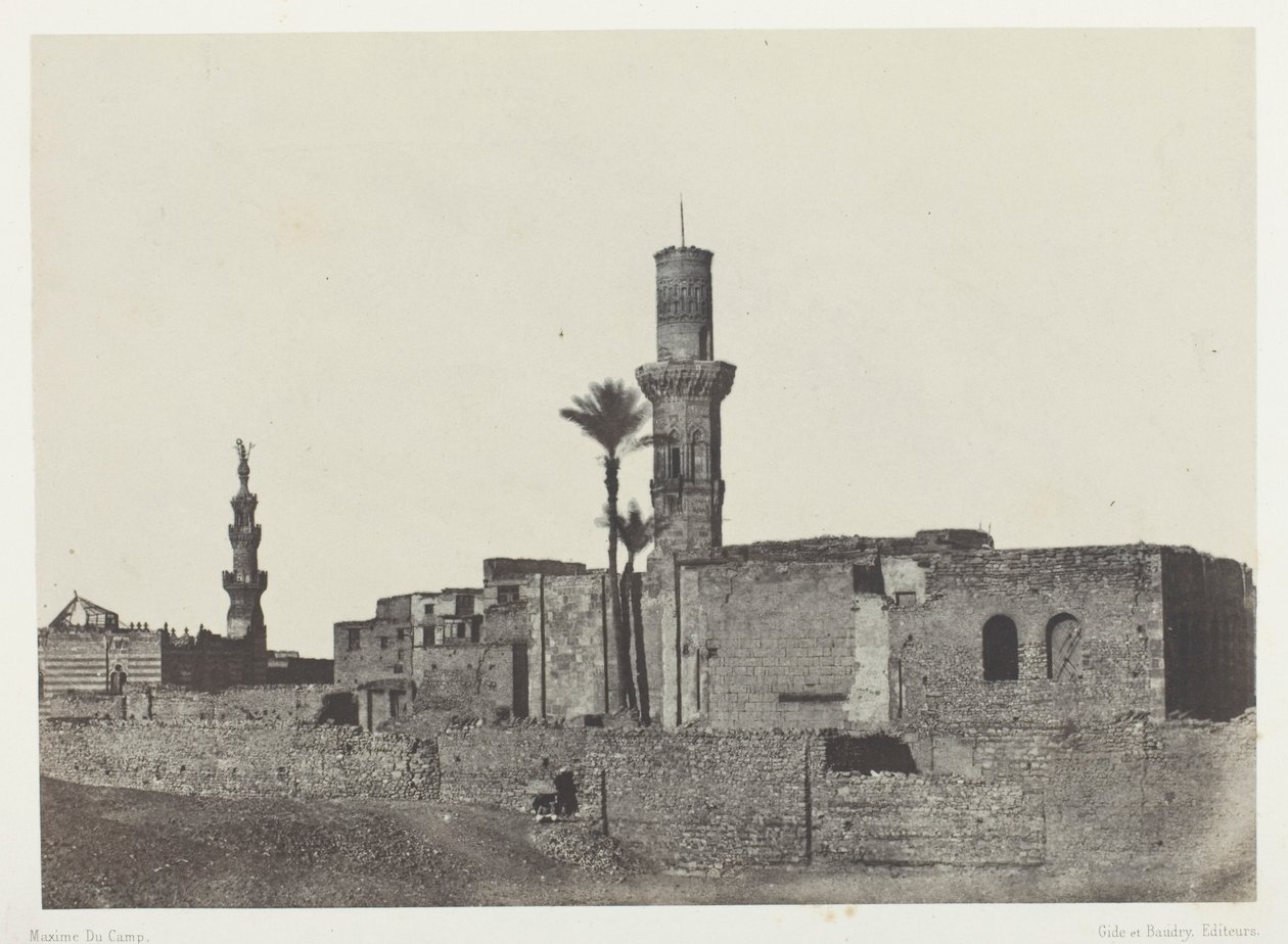 Moske nær Bab-el-Saïda, Kairo av Maxime Du Camp