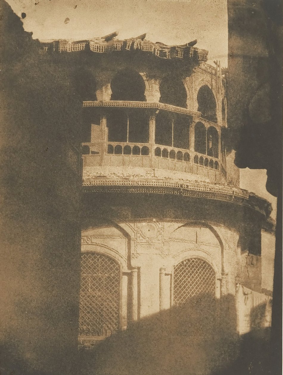 Sibyl eller Fountain and School of Souk-el-asr, Kairo, desember 1849-januar 1850. av Maxime Du Camp