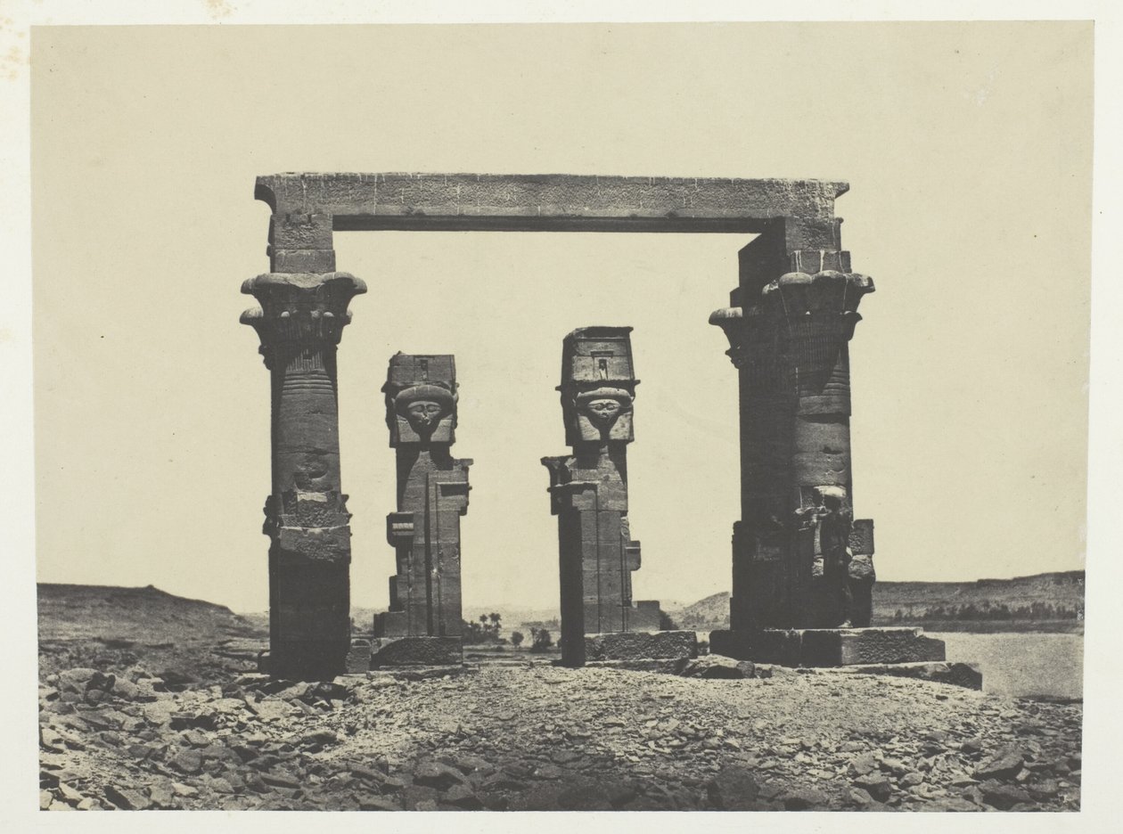 Kardassy-tempelet, Nubia av Maxime Du Camp