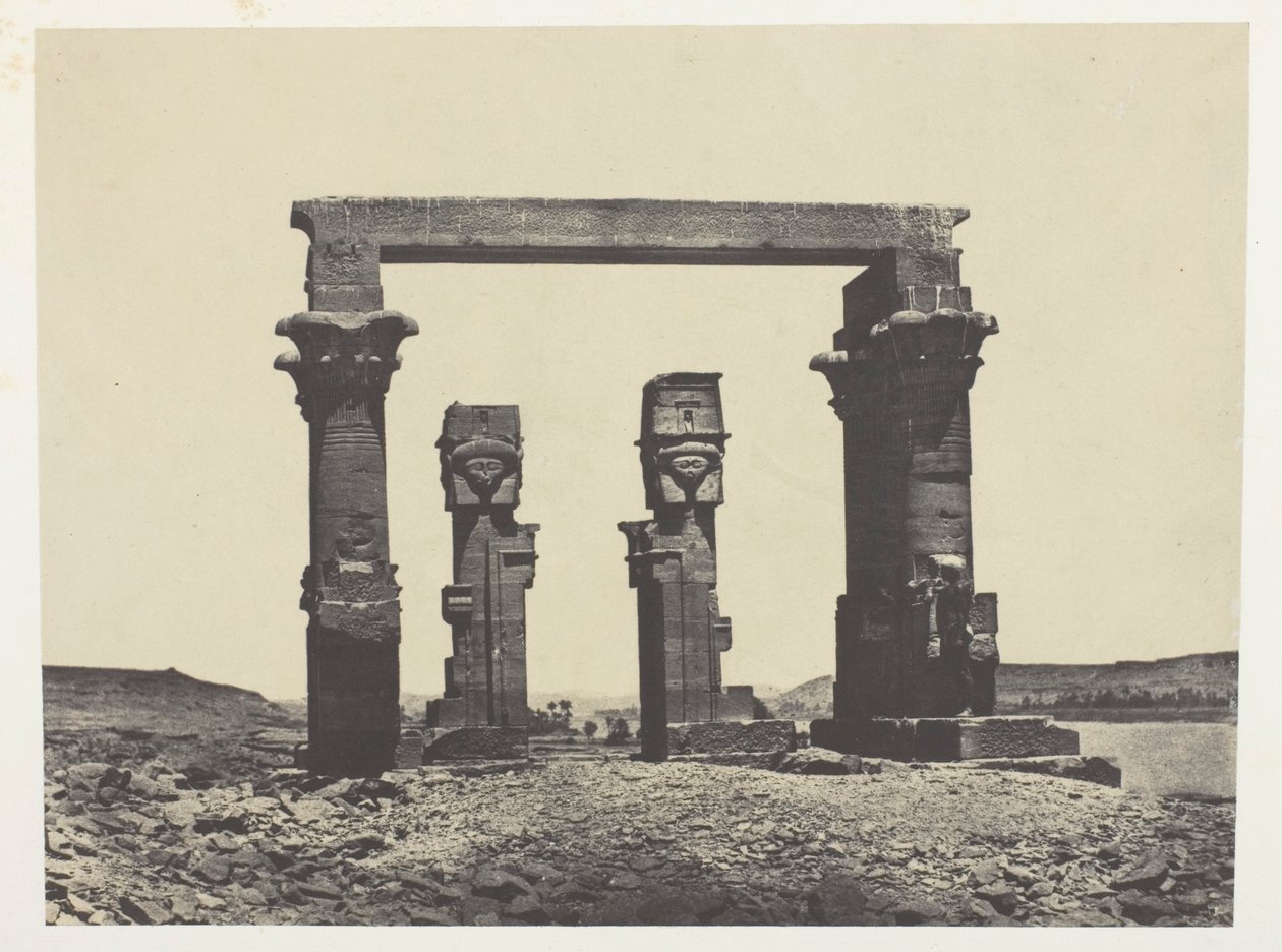 Kardassy-tempelet, Nubia av Maxime Du Camp