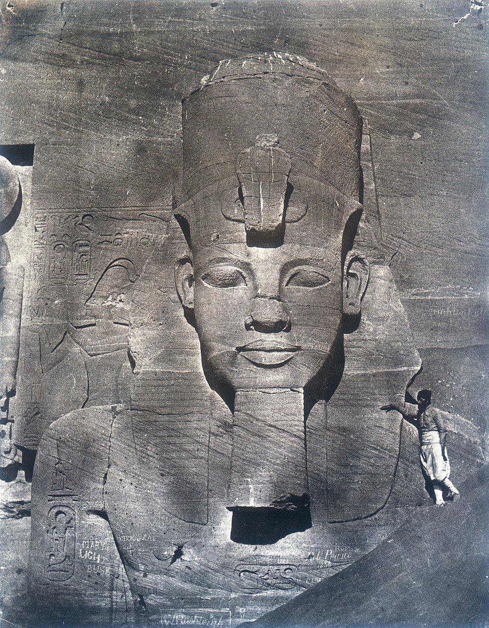 Den kolossale statuen av Rameses II, 1852 av Maxime Du Camp