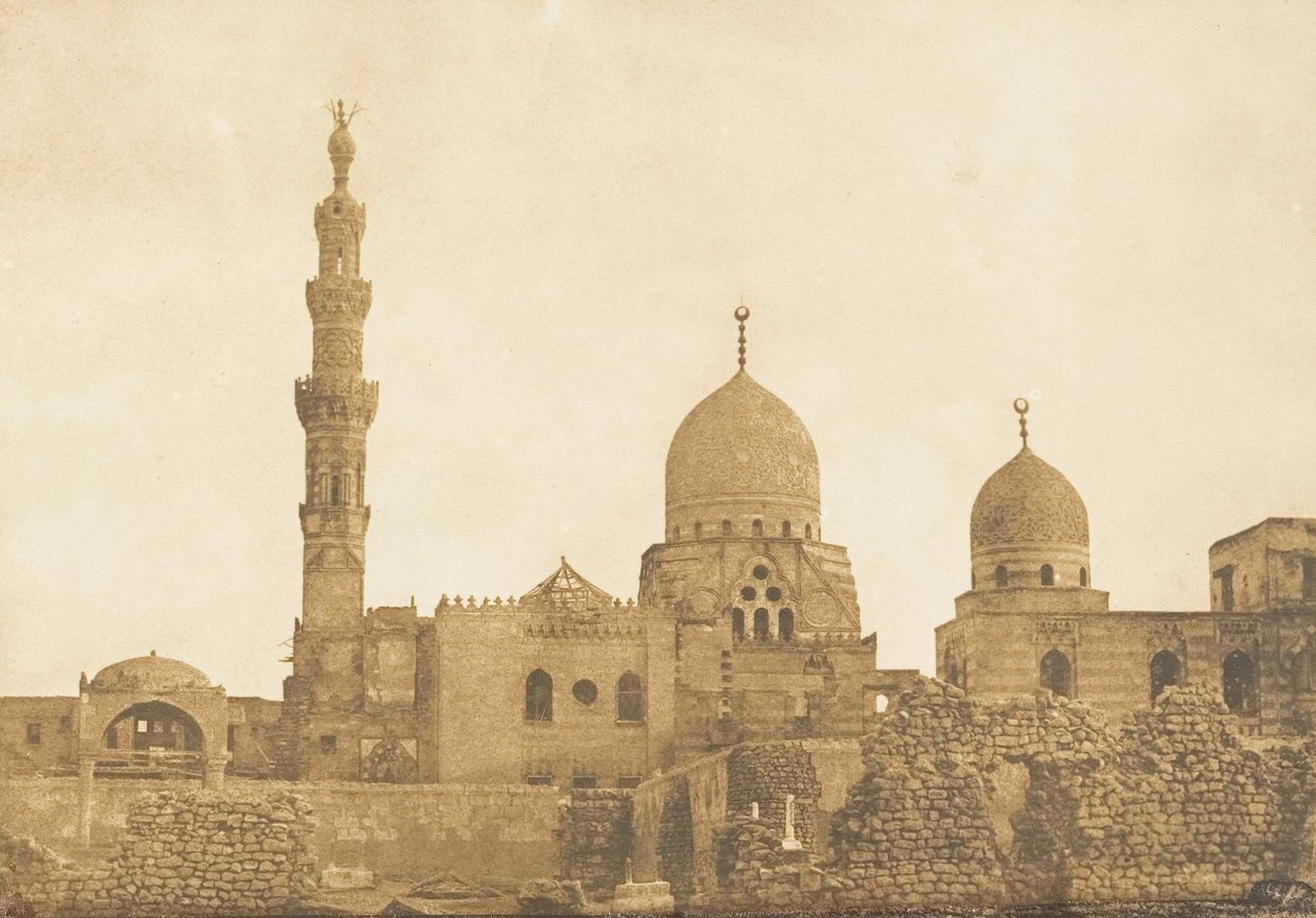 Graven til Sultan Kaït-Bay, i Kairo, desember 1849-januar 1850. av Maxime Du Camp