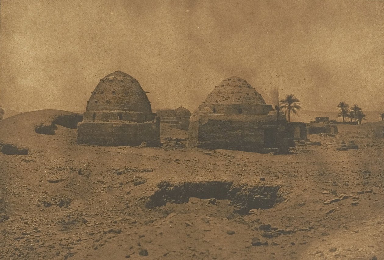 Muslimske graver i Herment, 1849-50. av Maxime Du Camp