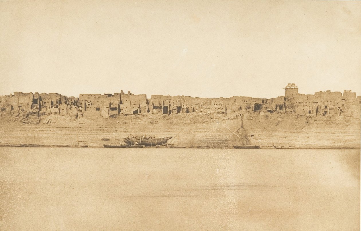 Oversikt over Esné nr. 1 sørende, 1849-50. av Maxime Du Camp