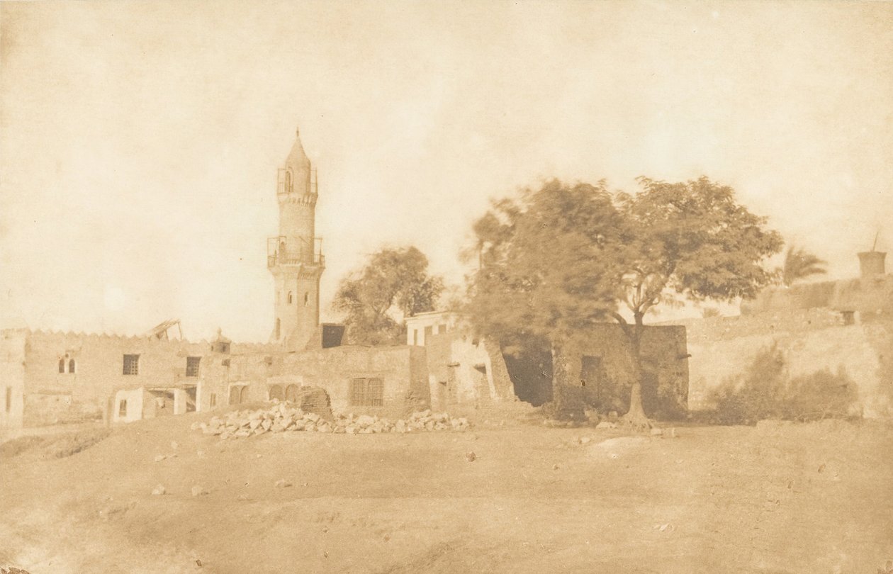 Utsikten tatt ved Béni-Souef, 1850. av Maxime Du Camp