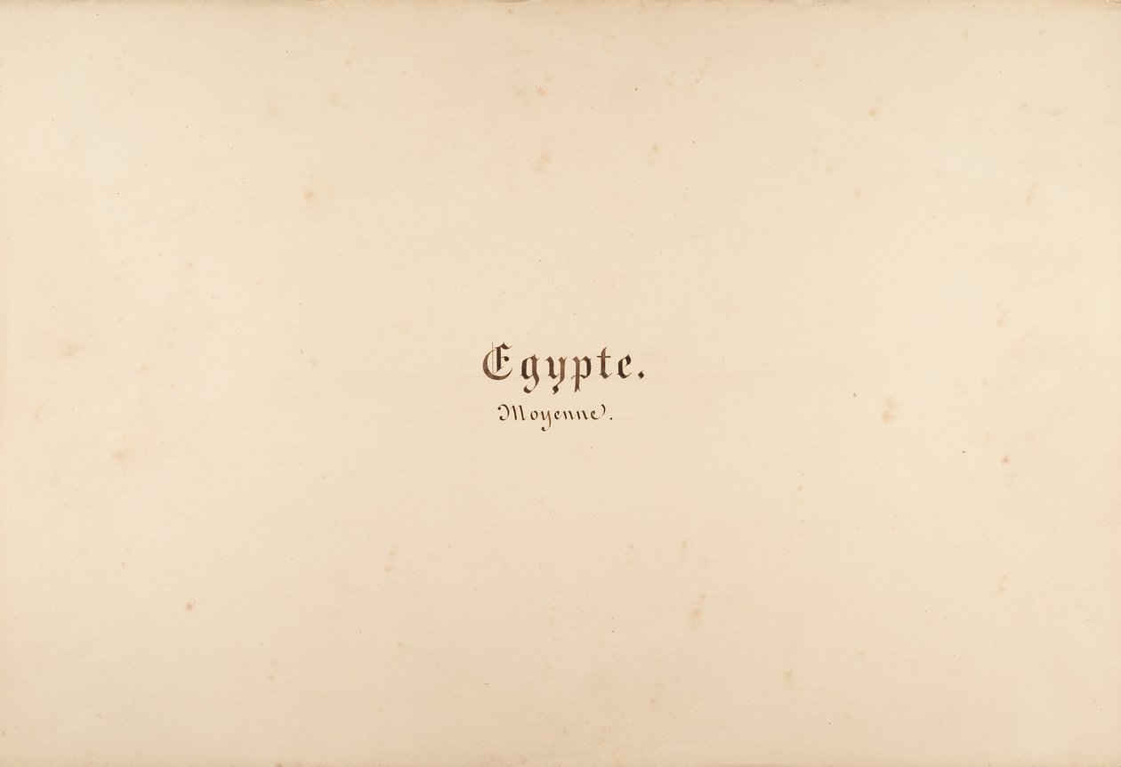 Egypt, Nubia, Syria: Landskap og monumenter, 1849-50. av Maxime Du Camp