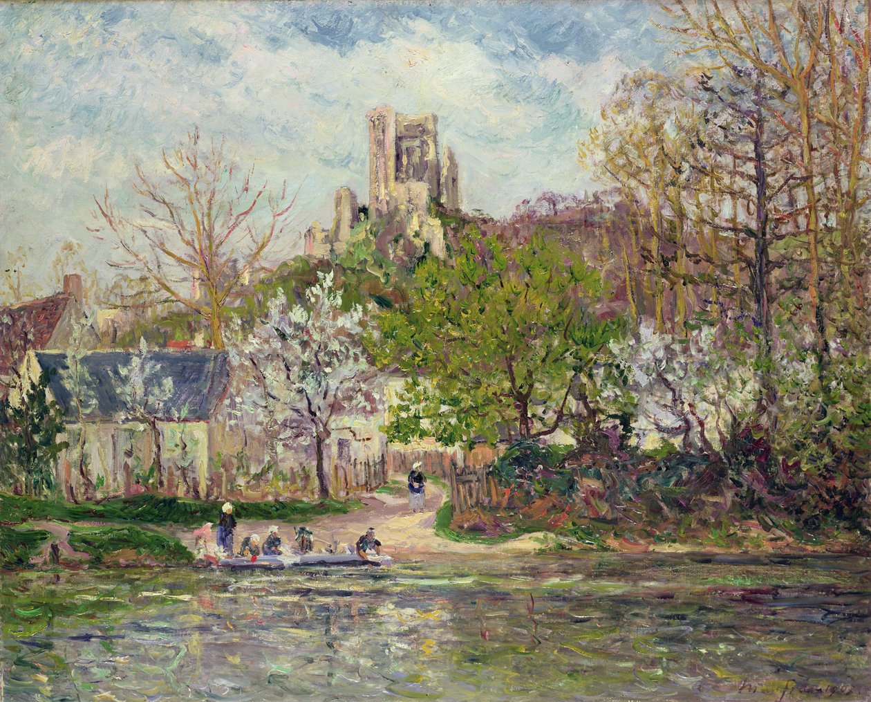 Våren ved Lavardin (Touraine) av Maxime Emile Louis Maufra