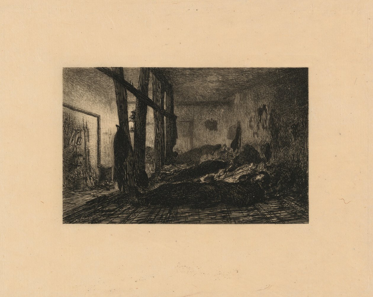 Ein Wachposten av Maxime Lalanne