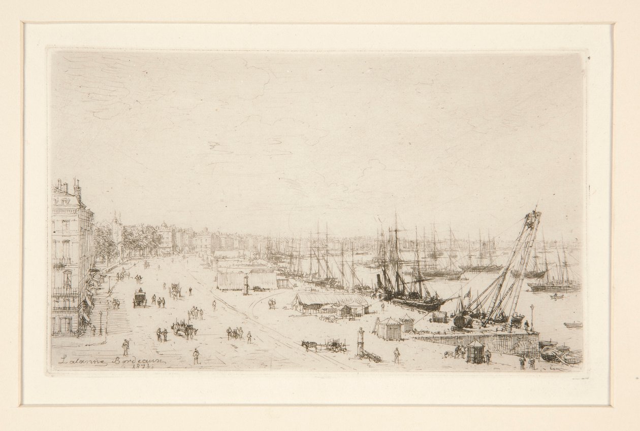 Bordeaux, Quai des Chartrons av Maxime Lalanne