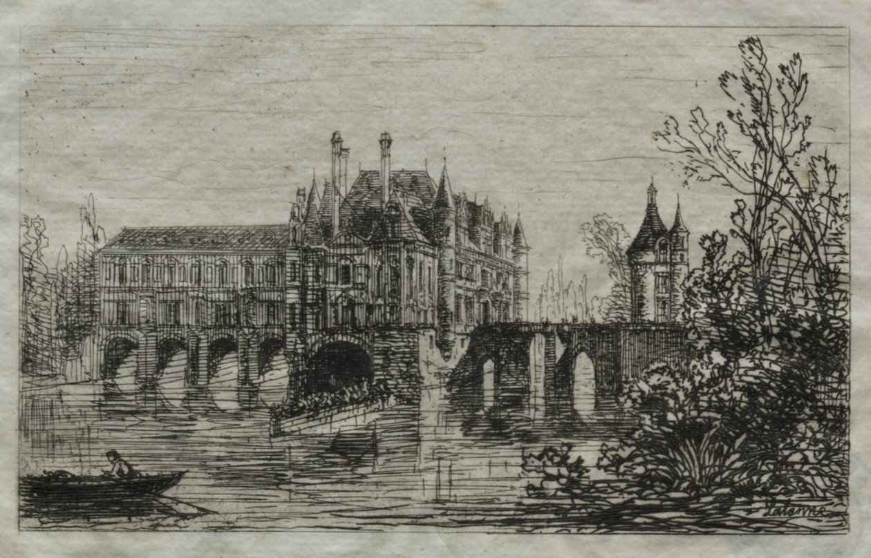 Chenonceau slott av Maxime Lalanne