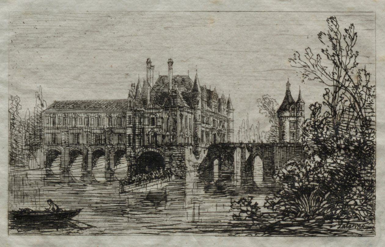 Chenonceau slott av Maxime Lalanne