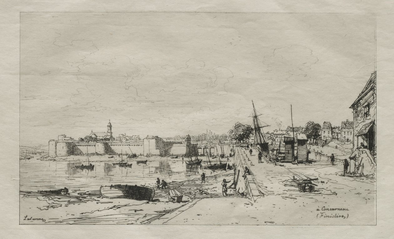 I Concarneau (Finistère) av Maxime Lalanne