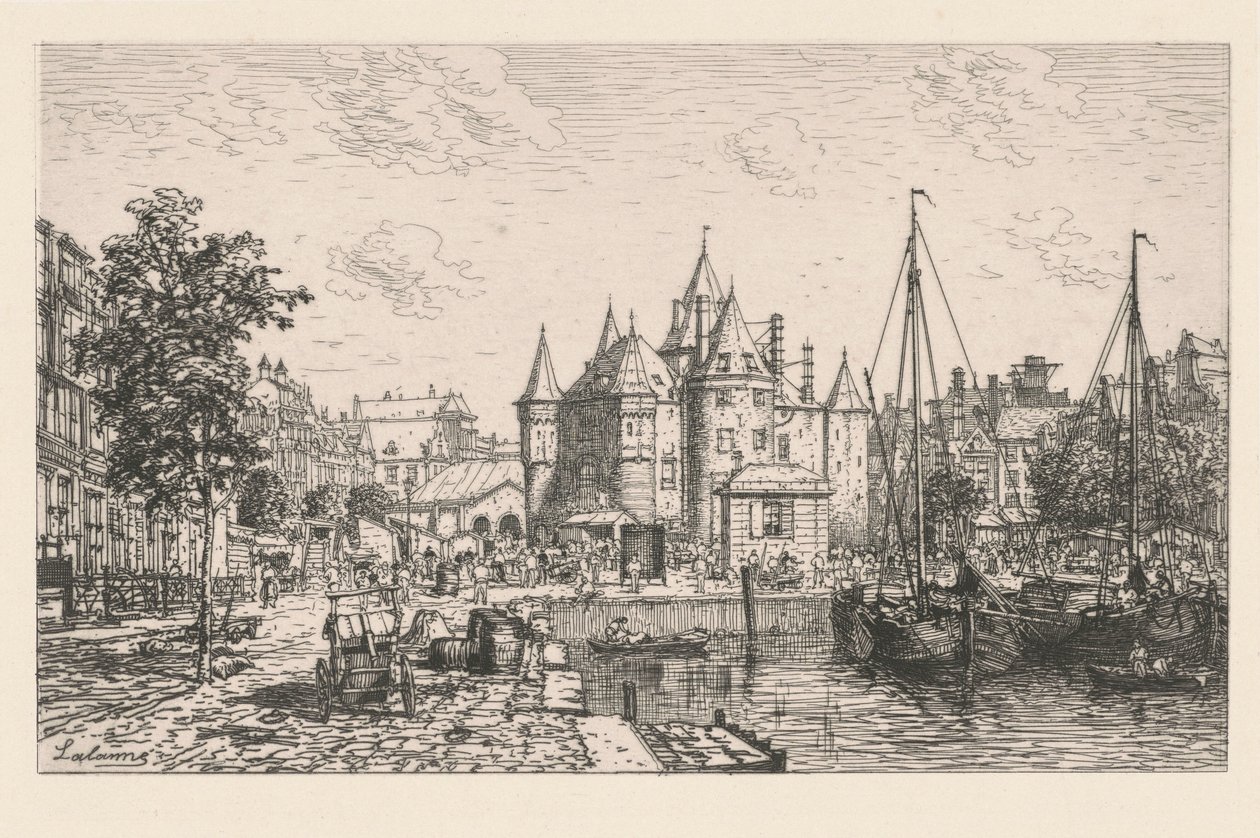 Byens veiehus i Amsterdam av Maxime Lalanne