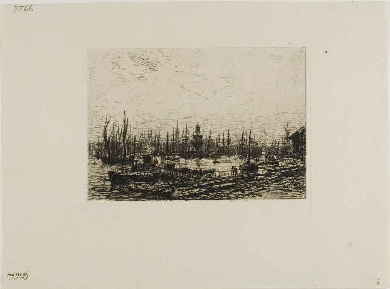 Bordeaux havn av Maxime Lalanne