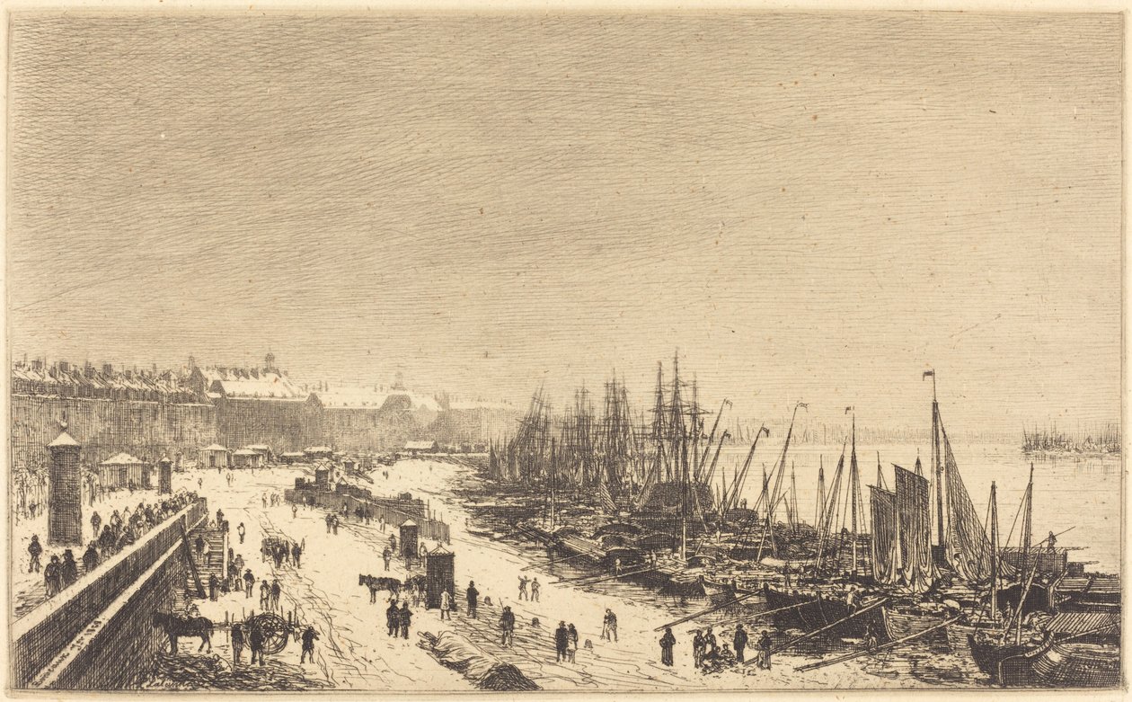 Bordeaux havn av Maxime Lalanne