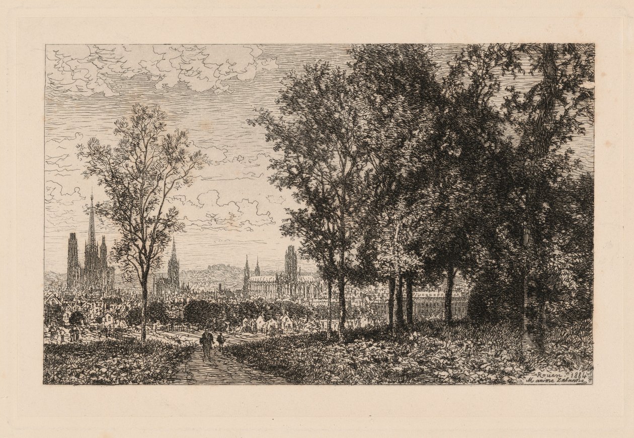 Rouen av Maxime Lalanne