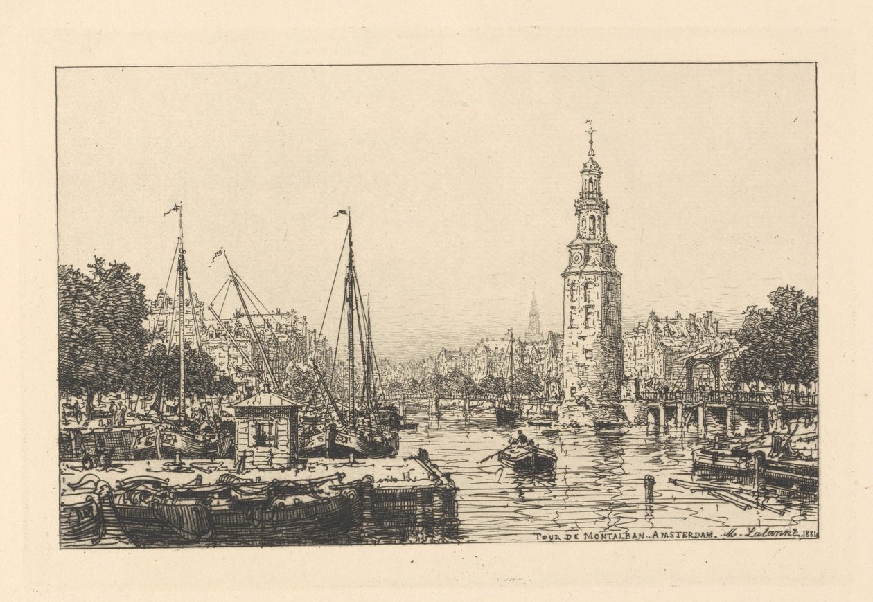 Montalban-tårnet, Amsterdam av Maxime Lalanne