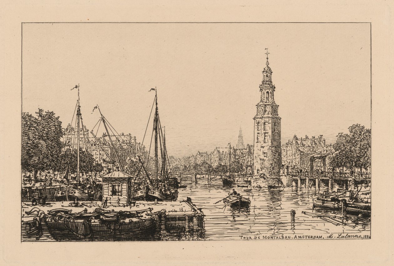 Montalban-tårnet, Amsterdam av Maxime Lalanne