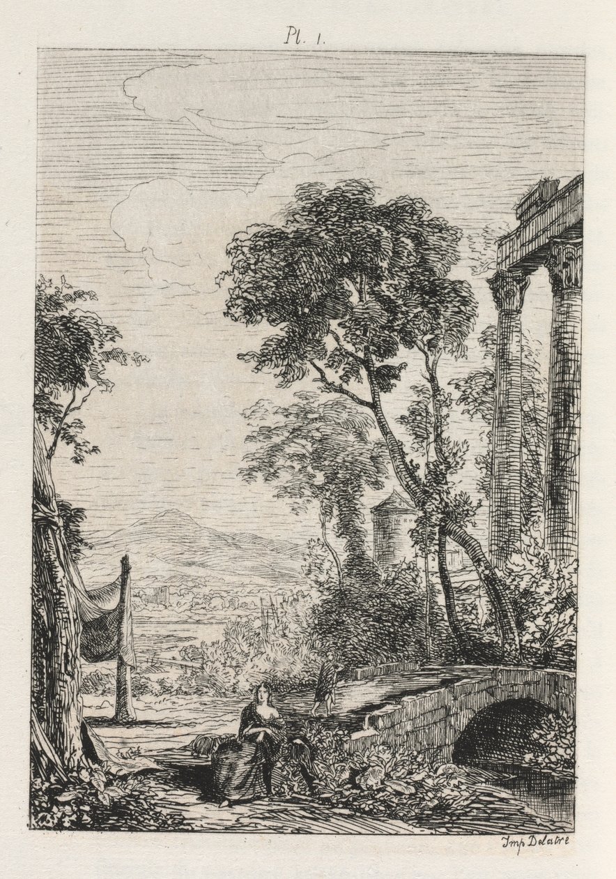 Avhandling om etsning: Plate 1 av Maxime Lalanne