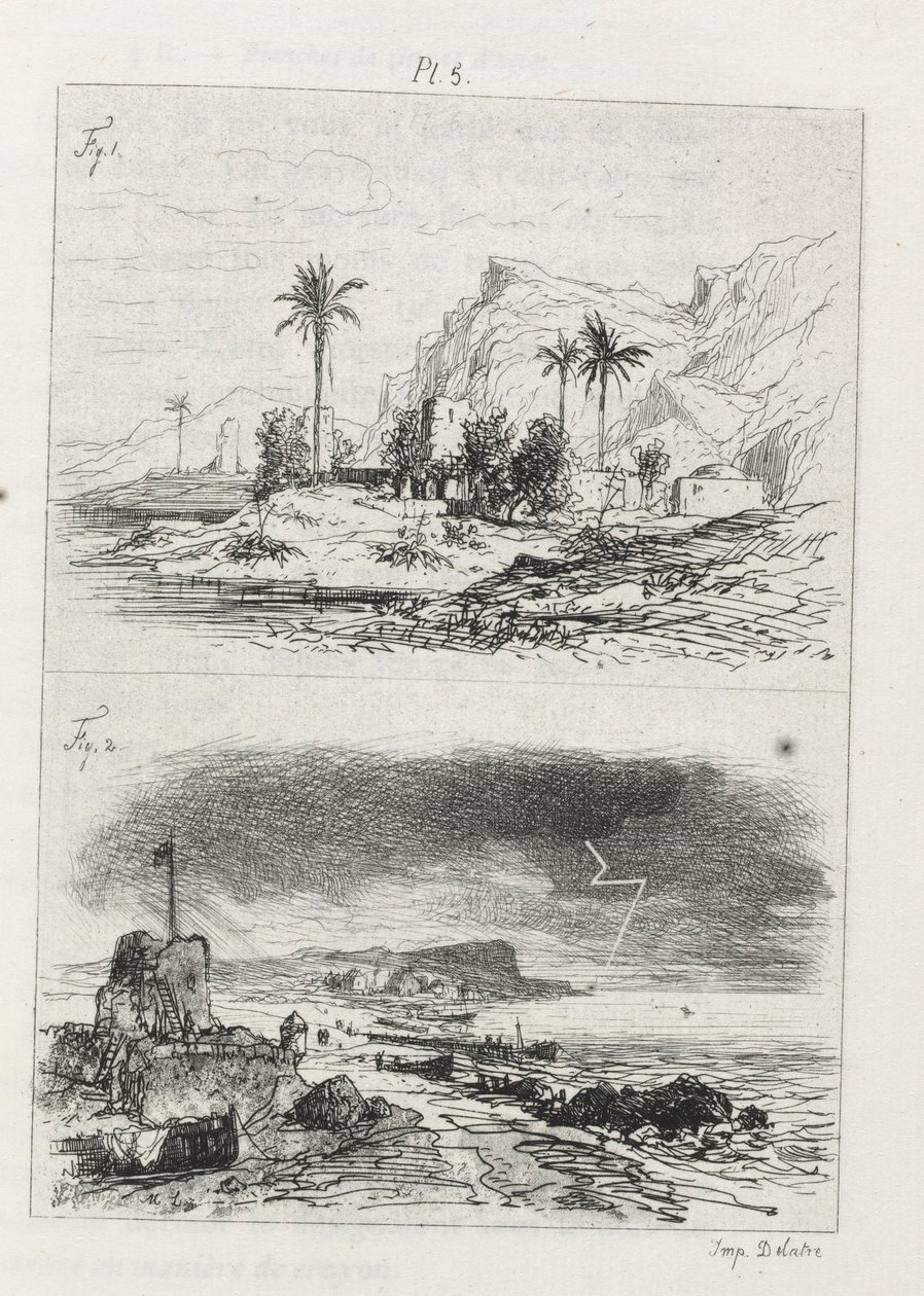 Avhandling om etsning: Plate 5, 1866. av Maxime Lalanne