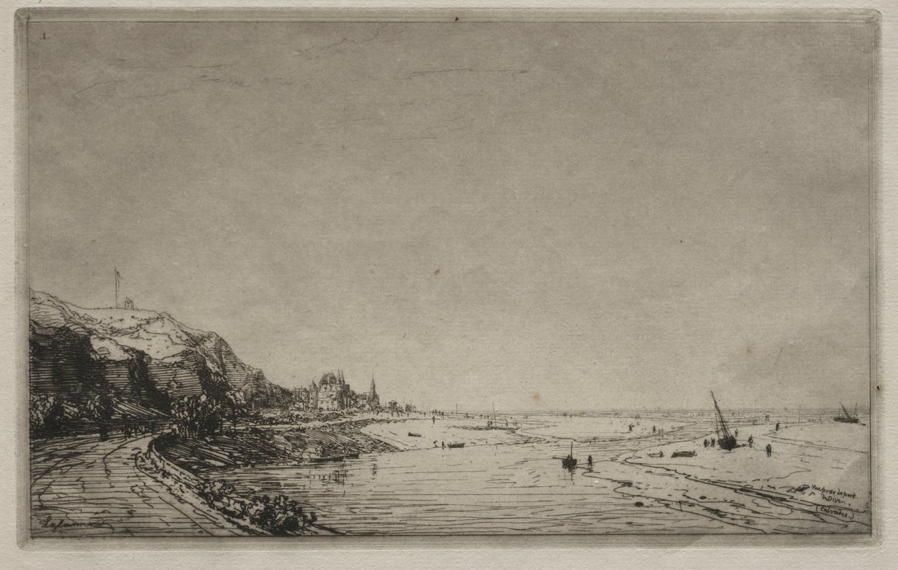 Utsikt tatt fra Port of Dives. av Maxime Lalanne