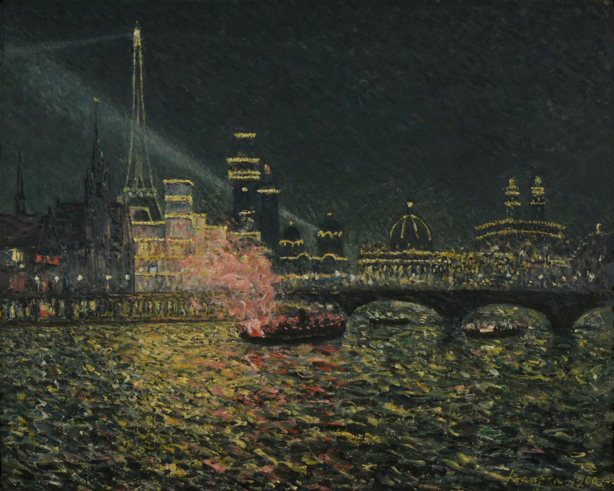 Nattlige festligheter: Verdensutstillingen 1900, 1900. av Maxime Maufra