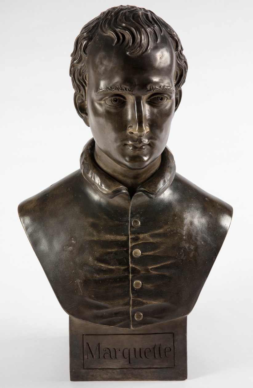 Gipsbyste av Pere Marquette av Maximilian Schneiderhahn av Maximilian Schneiderhahn