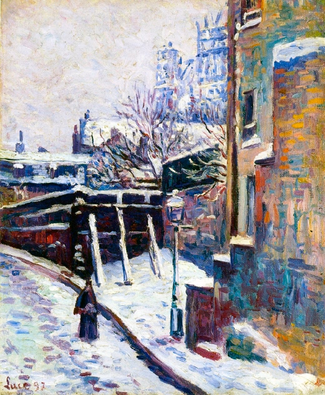 Montmartre, Paris, 1897 av Maximilien Luce