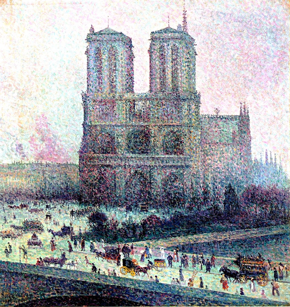 Notre-Dame, Paris, 1900-01 av Maximilien Luce