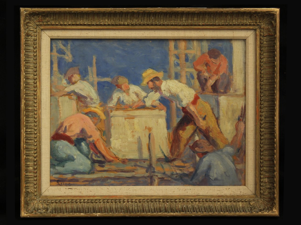 Arbeidere, 1910 av Maximilien Luce