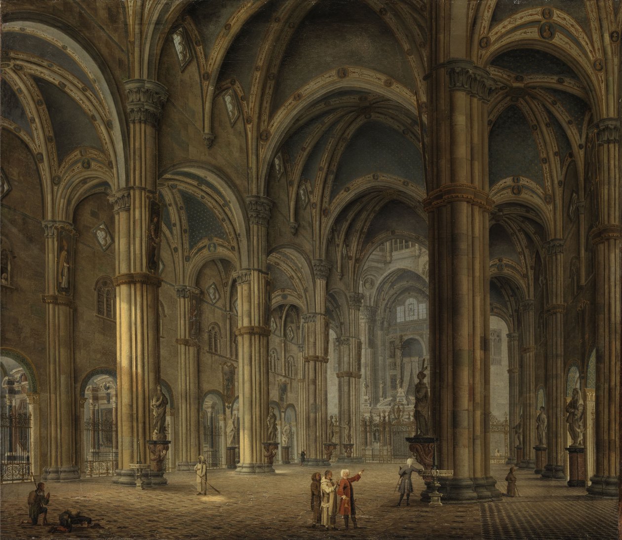 Kircheninneres der Certosa di Pavia av Maximilien de Hase