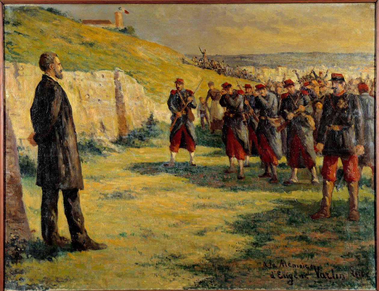 Commune de Paris: "" Eugene Varlins død av Maximilien Luce
