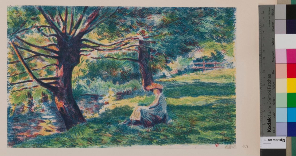 Omgivelsene rundt Vernon av Maximilien Luce