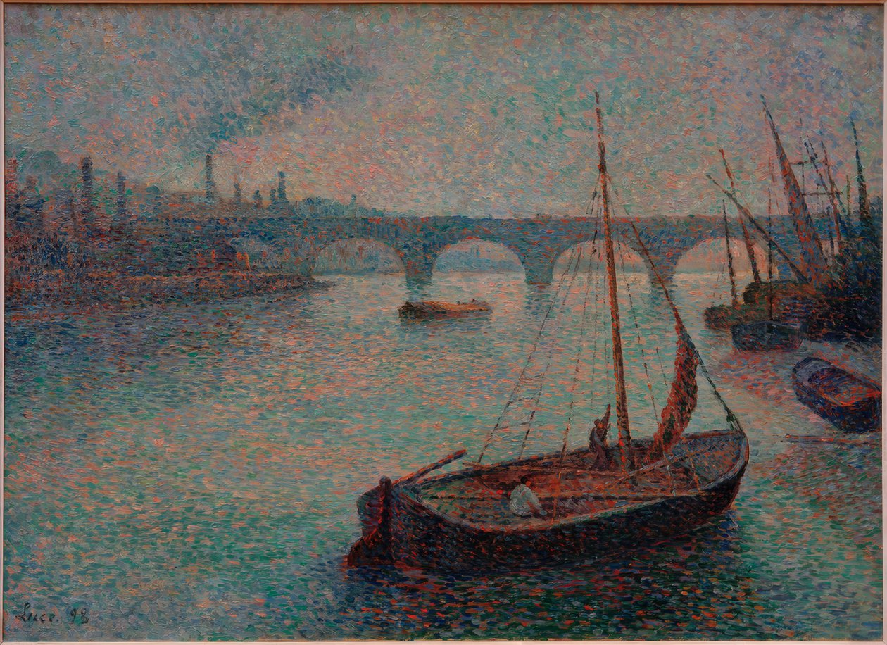 Havnen i London av Maximilien Luce