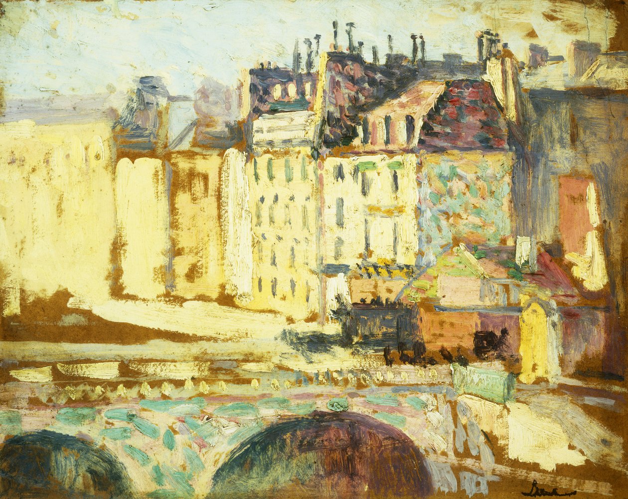 Paris, Pont Neuf, av Maximilien Luce
