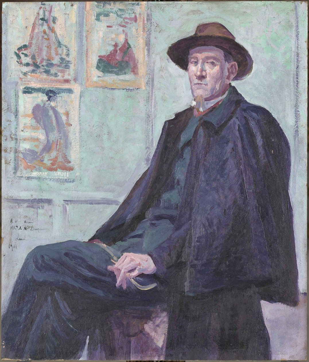 Portrett av Felix Fénéon, 1901. av Maximilien Luce