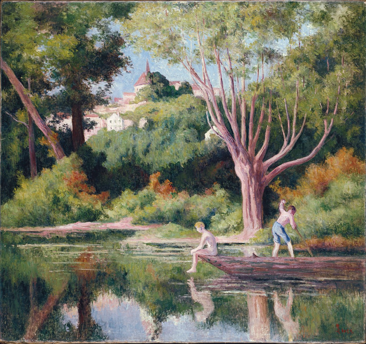 Rolleboise, Bading av Maximilien Luce