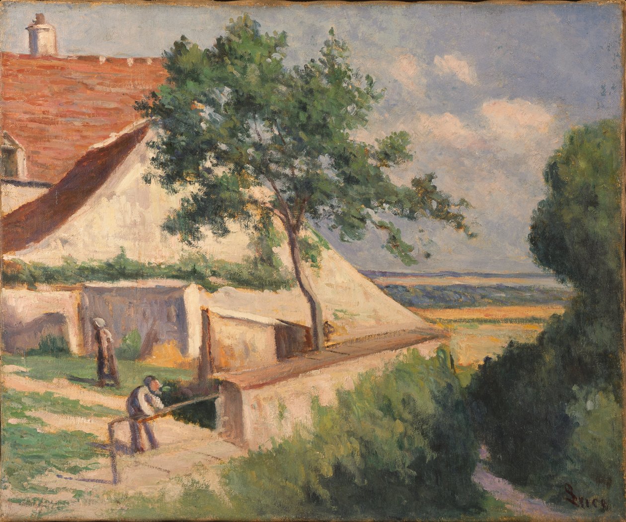 Rolleboise, Bak kirken av Maximilien Luce