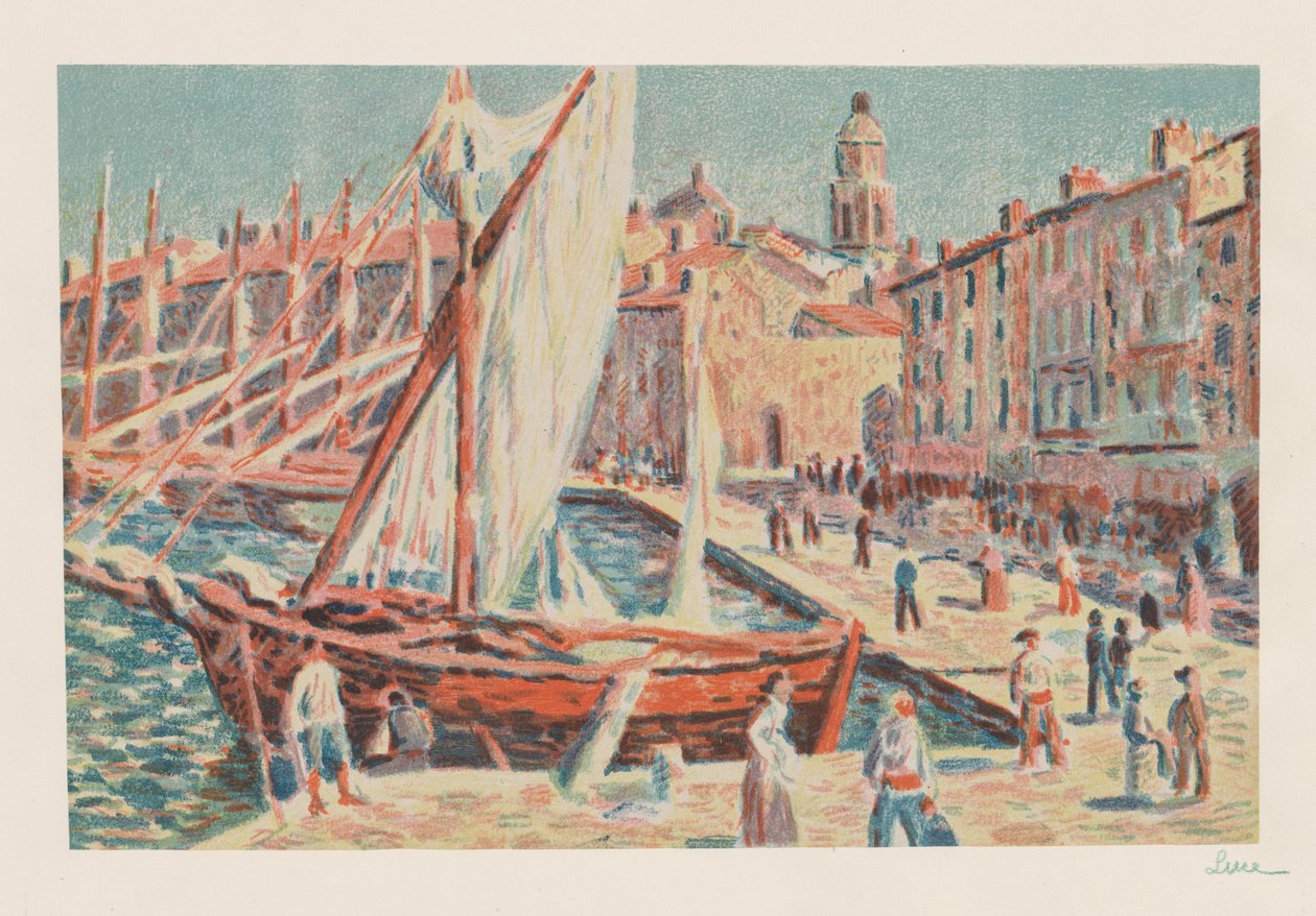 St. Tropez, 1897. av Maximilien Luce