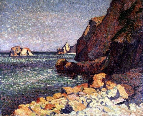 Hav og steiner, Agay av Maximilien Luce