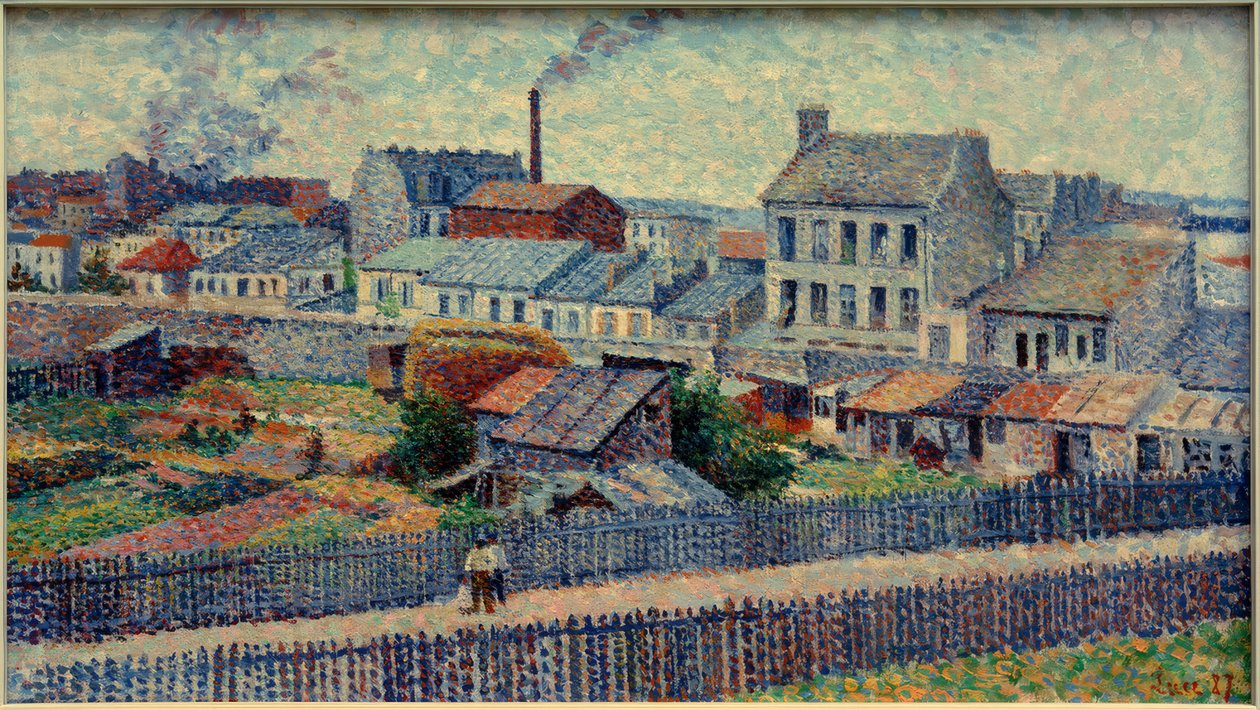 Land i Montmartre, Rue Championnet av Maximilien Luce