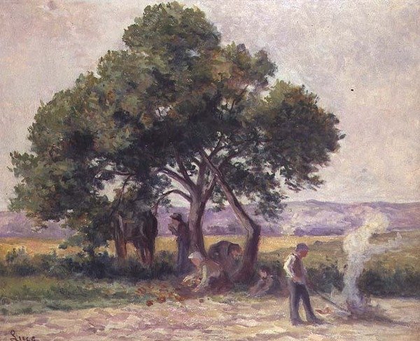 Epletrærne av Maximilien Luce