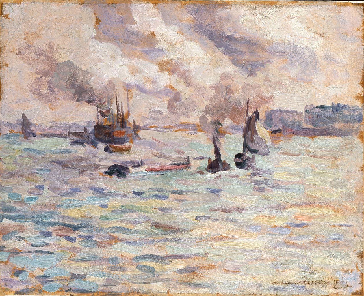 Elvemunningen av Maximilien Luce